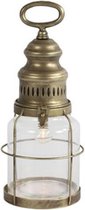 Non-branded Lantaarn Dillon 12,5 X 31,5 Cm Staal/nikkel Goud