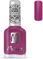 Moyra Stamping nail polish SP39 Peony red