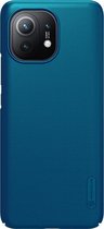 Nillkin - Xiaomi Mi 11 Hoesje - Super Frosted Shield - Back Cover - Blauw