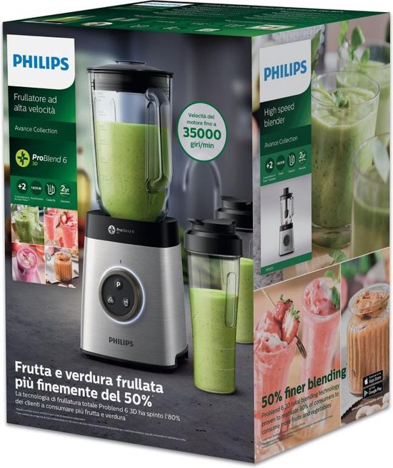 Productinformatie - Philips HR3655/00 - Philips Avance HR3655/00 - Blender