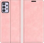 Samsung Galaxy A32 4G Hoesje Portemonnee Book Case Kunstleer - Roze