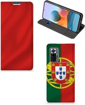GSM Hoesje Xiaomi Redmi Note 10 Pro Bookcase Portugese Vlag