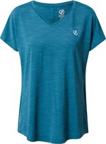 Dare 2B, Vigilant Lichtgewicht Sneldrogend Q-Wic Dames Fitness-T-Shirt, Dragonfly Green, Maat 36