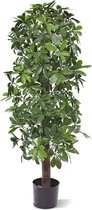 Schefflera kolom kunstboom 120 cm UV