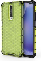 Voor Xiaomi Redmi K30 schokbestendige honingraat pc + TPU beschermhoes (groen)
