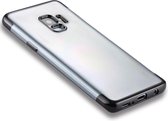 Voor Galaxy S9 Three Sections Electroplating Side TPU beschermende achterkant van de behuizing (zwart)