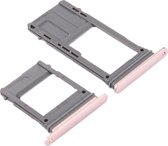 SIM-kaartvak + Micro SD-kaartvak, Enkele kaart voor Galaxy A5 (2017) / A520 & A7 (2017) / A720 (roze)