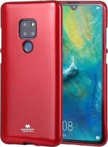 GOOSPERY PEARL JELLY TPU Anti-fall and Scratch Case voor Huawei Mate 20 (Rose Red)