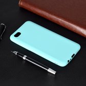 Voor OPPO A1K Candy Color TPU Case (groen)