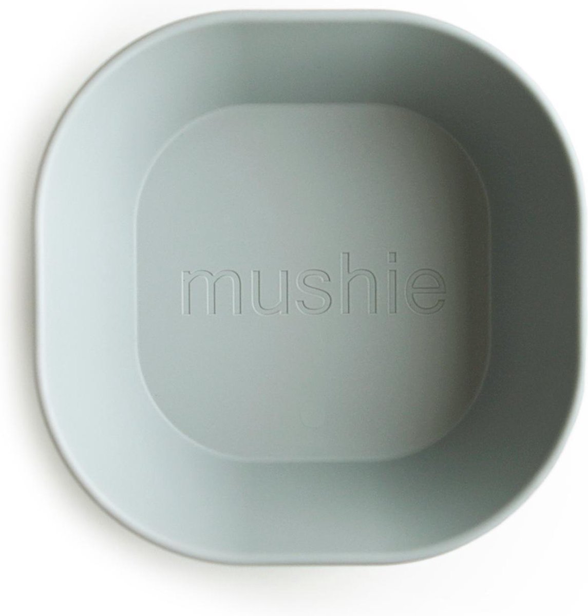 mushie Cuillère et fourchette enfant PP, gris fumé