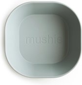 Mushie Set 2 Bowls Vierkant | Sage