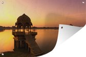 Tuindecoratie Het Gadisar meer in India - 60x40 cm - Tuinposter - Tuindoek - Buitenposter
