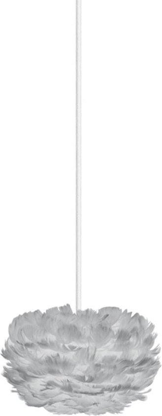 Umage Eos Micro hanglamp light grey - met koordset wit - Ø 22 cm