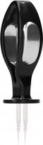 ElectroShock - E-Stim Hollow Butt Plug - Black