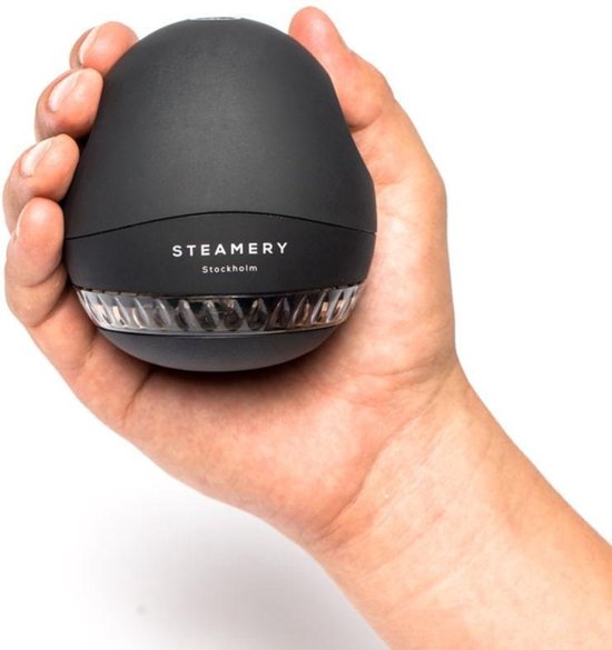 Steamery Pilo - kledingontpluizer - zwart