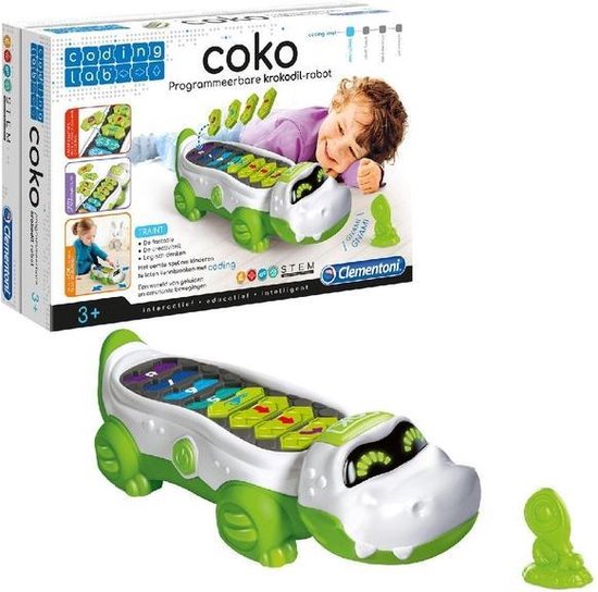 Clementoni - Coding Lab - Coko de Robot Krokodil - Robot speelgoed