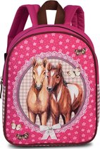 Animal Pictures Peuterrugzak Paarden - 29 x 23 x 10 cm - Roze