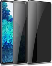 Samsung A52 Privacy Screenprotector Glass - Samsung Galaxy A52s 5G Privacy Screenprotector - 2 pack