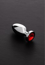 Triune - Jeweled Butt Plug RED -Small