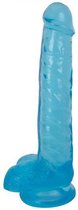 Dildo Met Ballen 20 CM - Berry Ice