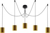 Olucia Kristy - Plafondlamp - Geel/Goud - E27