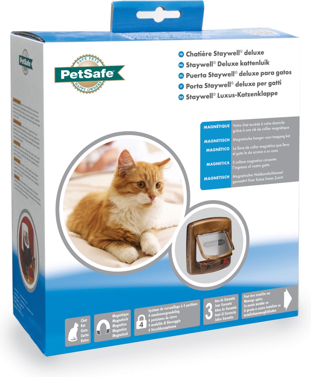 Petsafe Kattenluik - Tot 7 Kg Magnetisch Slot Hout thumbnail 6