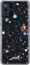 6F hoesje - geschikt voor OPPO Find X3 Pro -  Transparant TPU Case - Galactic Bokeh #ffffff