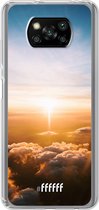 6F hoesje - geschikt voor Xiaomi Poco X3 Pro -  Transparant TPU Case - Cloud Sunset #ffffff