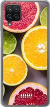 6F hoesje - geschikt voor Samsung Galaxy A12 - Transparant TPU Case - Citrus Fruit #ffffff