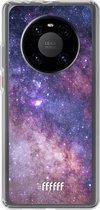 6F hoesje - geschikt voor Huawei P40 Pro -  Transparant TPU Case - Galaxy Stars #ffffff