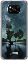 6F hoesje - geschikt voor Xiaomi Poco X3 Pro -  Transparant TPU Case - Space Tree #ffffff