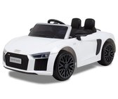 Audi Voiture Électrique Pour Enfants R8 Cabriolet Blanc - Batterie Puissante - Télécommande - Sûr Pour Les Enfants