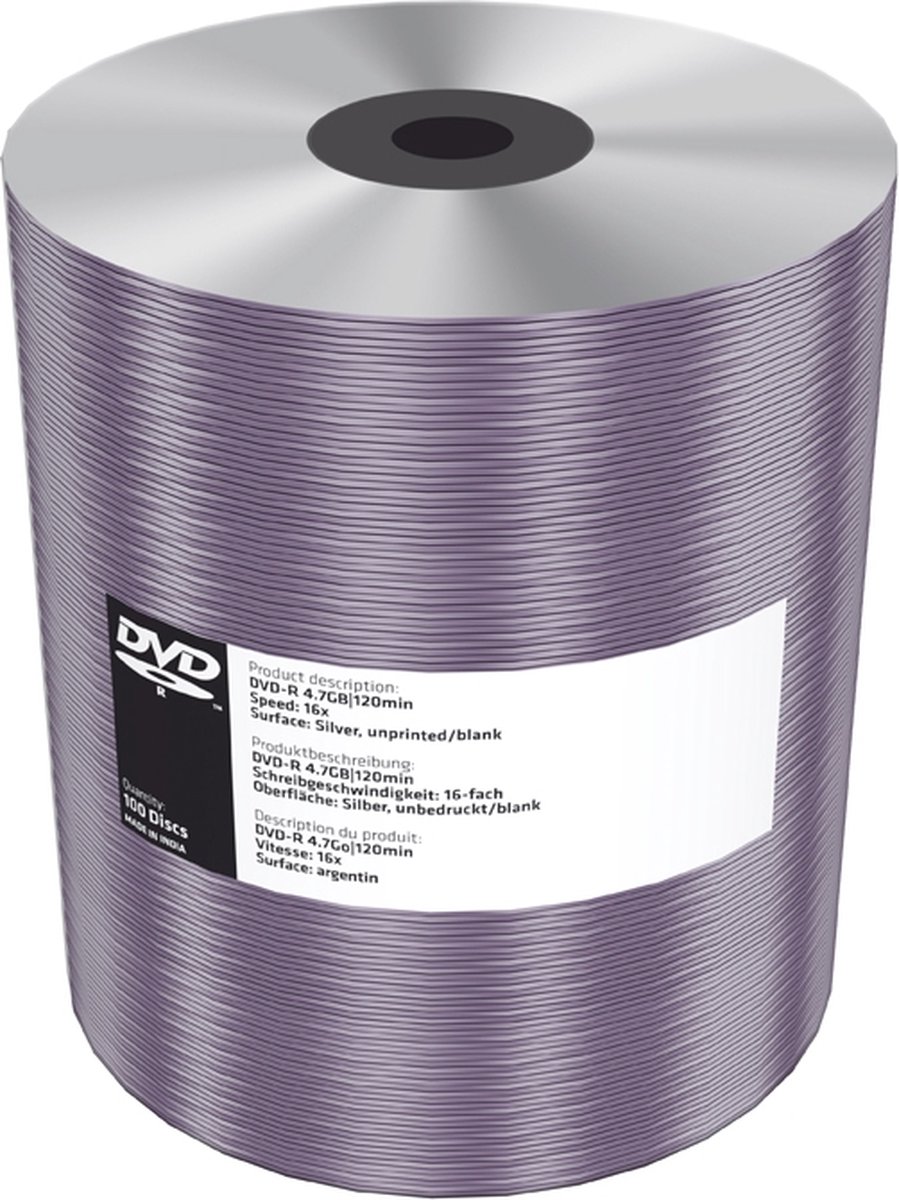 MediaRange DVD-R 4.7 GB Blank 100 stuks