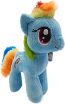 My Little Pony - Knuffel - Rainbow Dash (blauw) - Speelgoed - 16 cm