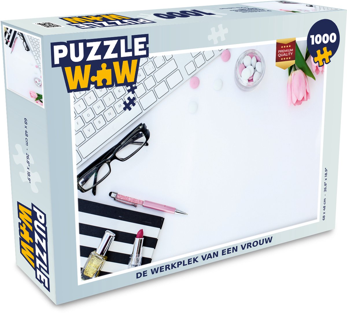 Puzzel De werkplek van een vrouw - Legpuzzel - Puzzel 1000 stukjes  volwassenen | bol.com