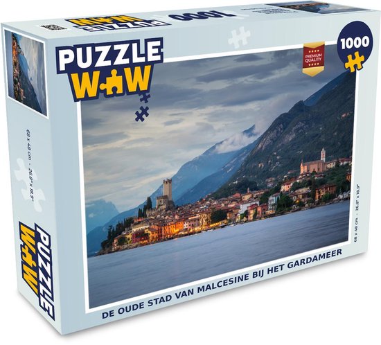 Puzzel Gardameer - Stad - Wolken - Legpuzzel - Puzzel 1000 stukjes  volwassenen | bol.com