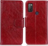 Voor Alcatel 1S (2021) Nappa Texture Horizontale Flip Leren Case met Houder & Kaartsleuven & Portemonnee (Rood)