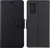 Voor Xiaomi Redmi Note 10 / Note 10S Zijden Textuur Horizontale Flip Leren Case met Houder & Kaartsleuven & Portemonnee & Fotolijst (Zwart)