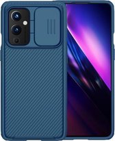 Voor OnePlus 9 (EU / NA-versie) NILLKIN Black Mirror Pro Series Camshield Volledige dekking Stofdicht krasbestendig hoesje (blauw)