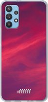 6F hoesje - geschikt voor Samsung Galaxy A32 4G -  Transparant TPU Case - Red Skyline #ffffff