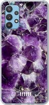 6F hoesje - geschikt voor Samsung Galaxy A32 4G -  Transparant TPU Case - Purple Geode #ffffff
