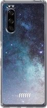 Sony Xperia 5 II Hoesje Transparant TPU Case - Milky Way #ffffff