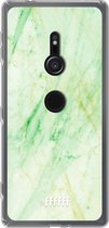 6F hoesje - geschikt voor Sony Xperia XZ2 -  Transparant TPU Case - Pistachio Marble #ffffff