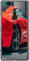 6F hoesje - geschikt voor Sony Xperia XZ2 -  Transparant TPU Case - Ferrari #ffffff