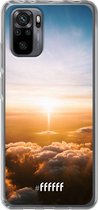 6F hoesje - geschikt voor Xiaomi Redmi Note 10 Pro -  Transparant TPU Case - Cloud Sunset #ffffff