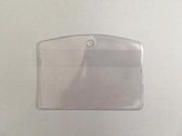 Ultraholder zachte badgehouder verpakt per 100 st. 85 x 55 mm