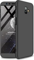 Samsung Galaxy J6 Plus Hoesje - Mobigear - 360 Serie - Hard Kunststof Backcover - Zwart - Hoesje Geschikt Voor Samsung Galaxy J6 Plus