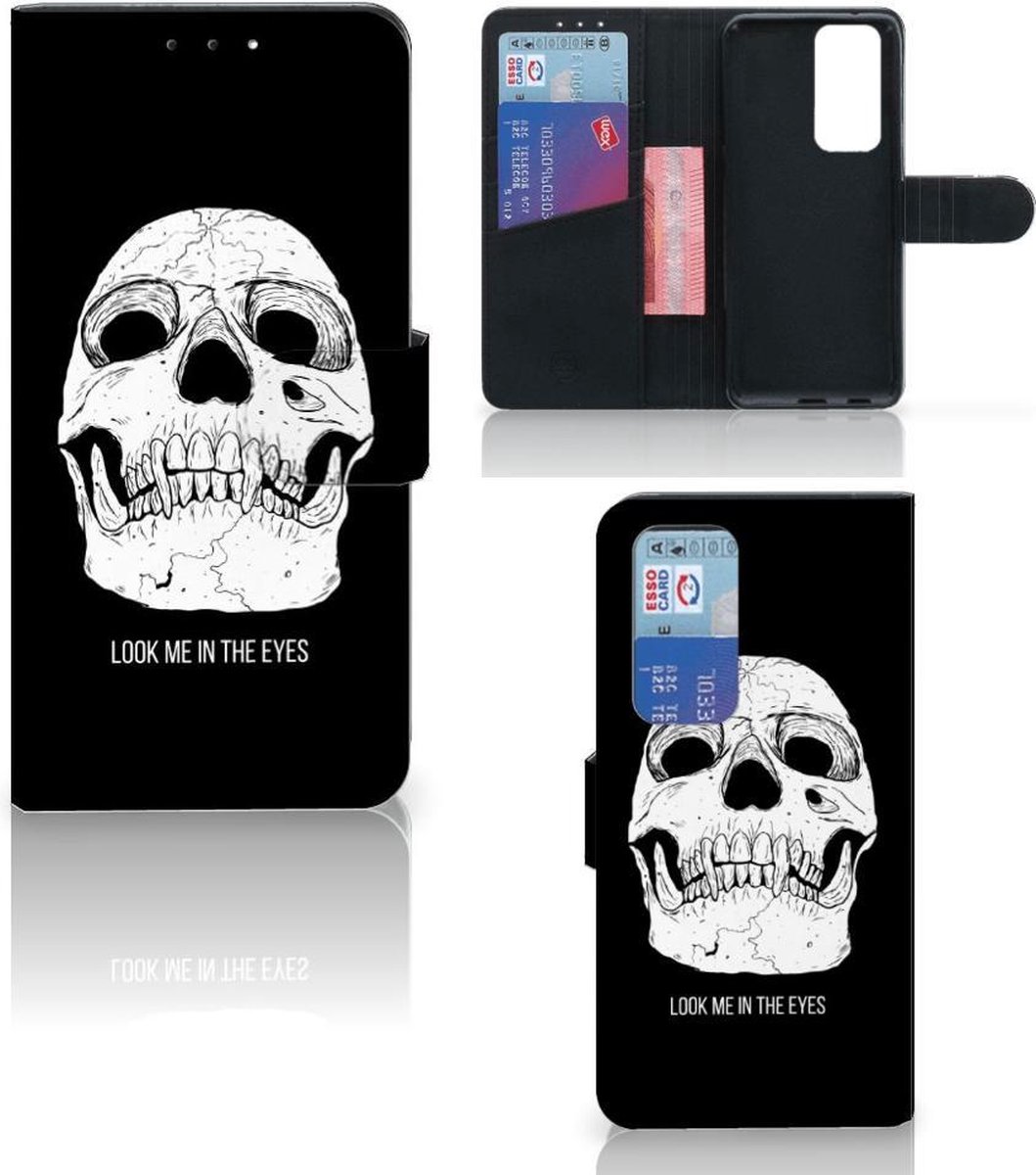 Telefoonhoesje met Naam OPPO Find X3 Neo 5G Skull Eyes
