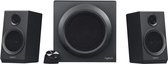 pc speakers - Logitech Z333 2,1 speaker system with subwoofer Deep bass, 80 watts peak power, 3,5mm & RCA inputs, multi-device, control unit, EU plug, PC / PS4 / Xbox / TV / phone