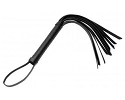Strict Leather - Cat Tails Vegan Leather Hand Whip - Bondage - Speeltjes - Pinwheel - BDSM - SM - Meesteres - Sado - Dildo - Vibrator - Penis - Buttplug - Sexy - Erotische - Man - Dames